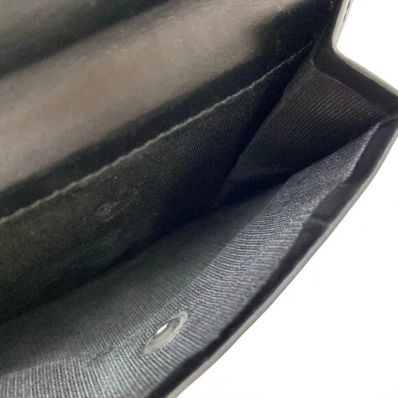 Auth PRADA - Black Leather Bifold Wallet - Picture 10 of 13